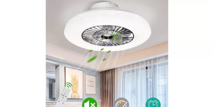 Depuley LED Ventilateur De Plafond
