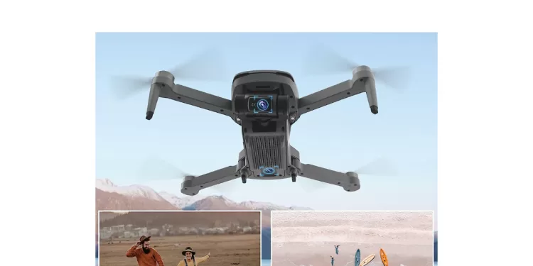 IDEA37 Drone GPS avec Caméra 4K Professionnel