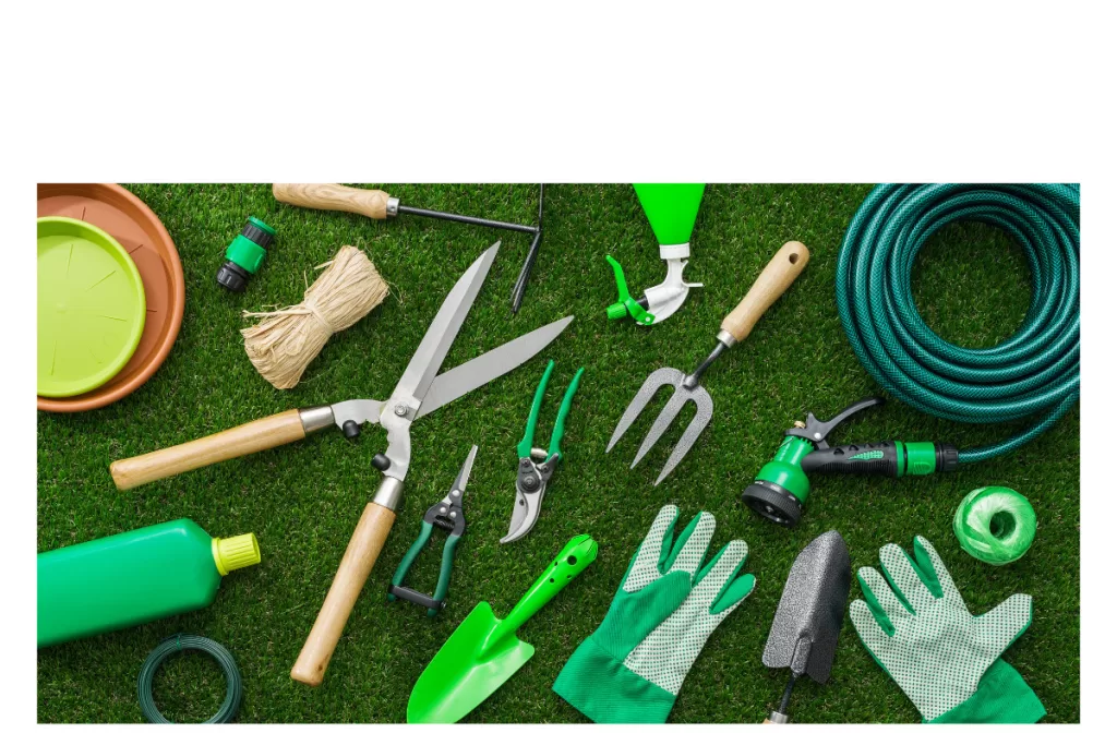 Les outils de jardin